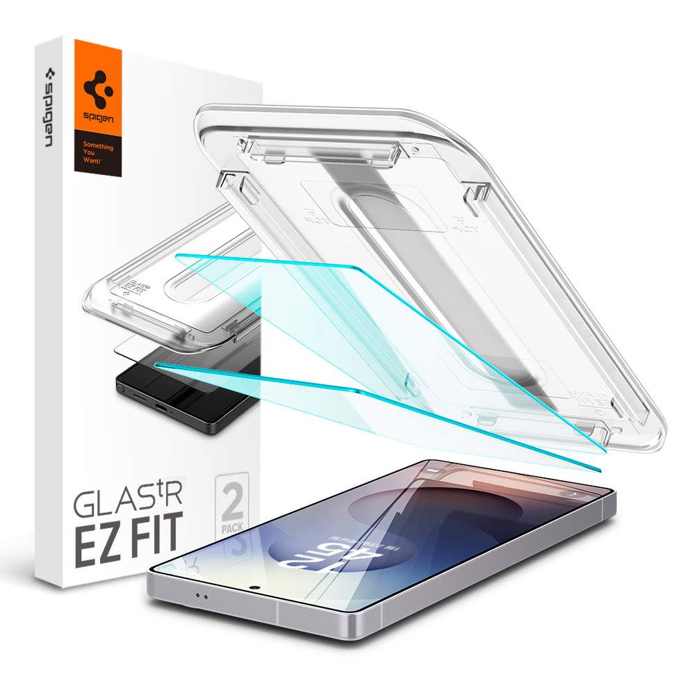 Dán kính cường lực Galaxy S25 Ultra Spigen Glas.tR EZ Fit HD 62323